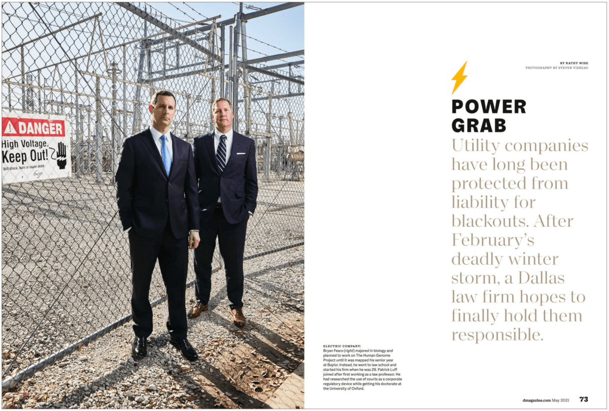 Bryan Fears and Patrick Luff Profiled by D Magazine